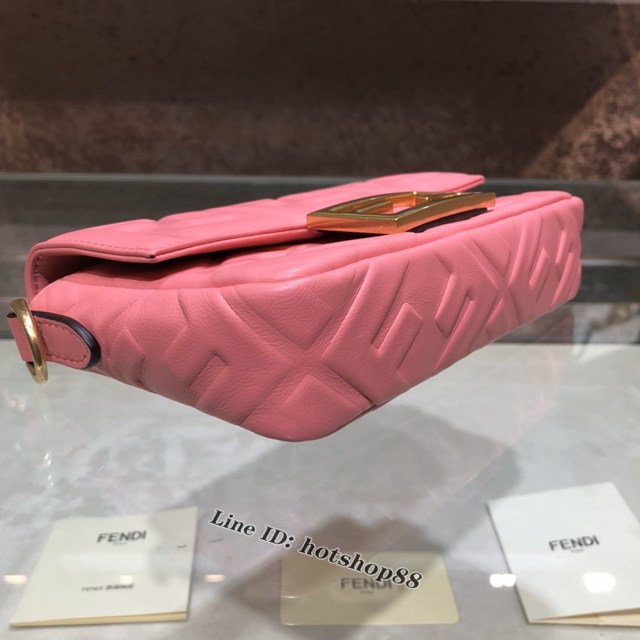 FENDI精品女包 芬迪BAGUETTE羊皮手袋 Fendi 0191s迷你肩背斜挎包 fdzg2525